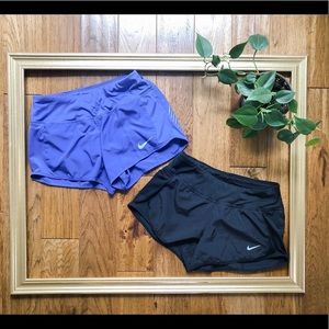 Nike dry fit 3” running shorts